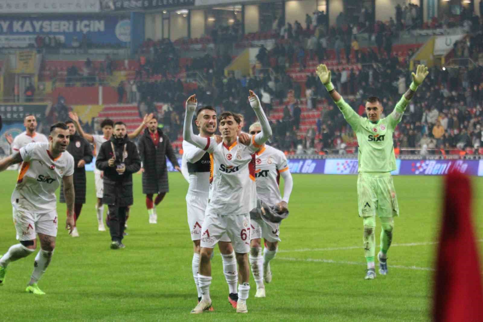 Trendyol Süper Lig: Kayserispor: 1 - Galatasaray: 5 (Maç sonucu)