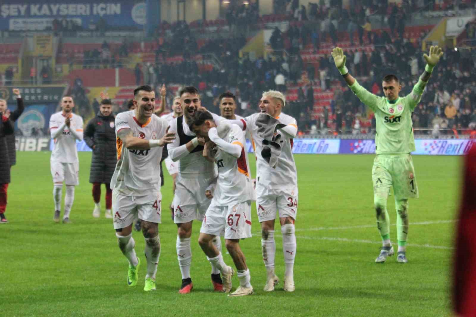 Trendyol Süper Lig: Kayserispor: 1 - Galatasaray: 5 (Maç sonucu)