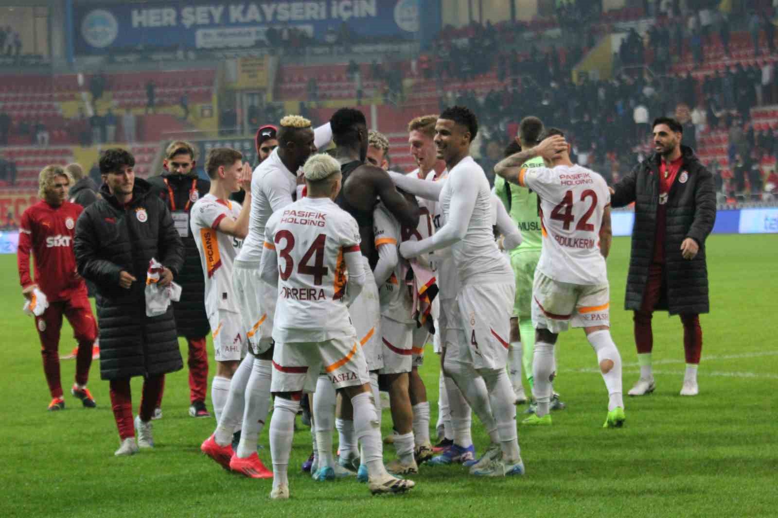 Trendyol Süper Lig: Kayserispor: 1 - Galatasaray: 5 (Maç sonucu)