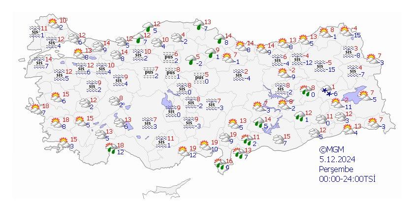 Kar var! Don bekleniyor! Meteoroloji'den sağanak uyarısı