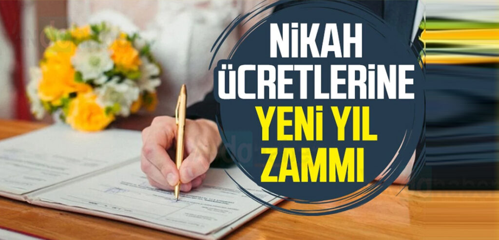 Nikah ücretlerine zam geldi!