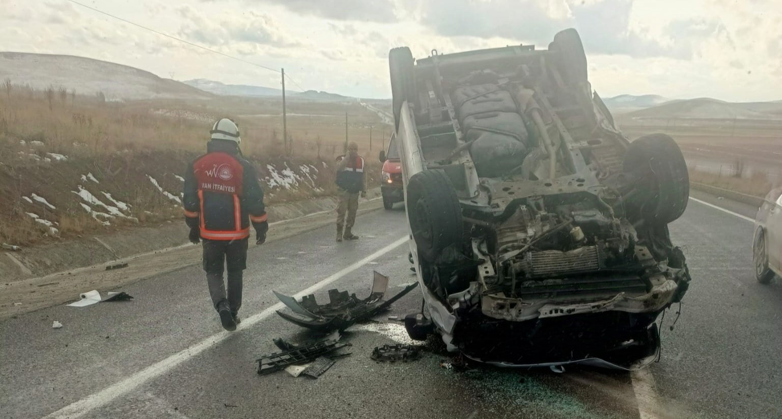 Van’da trafik kazası: 1 yaralı