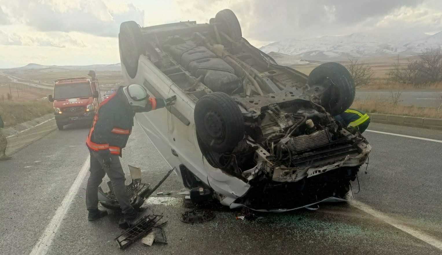 Van’da trafik kazası: 1 yaralı