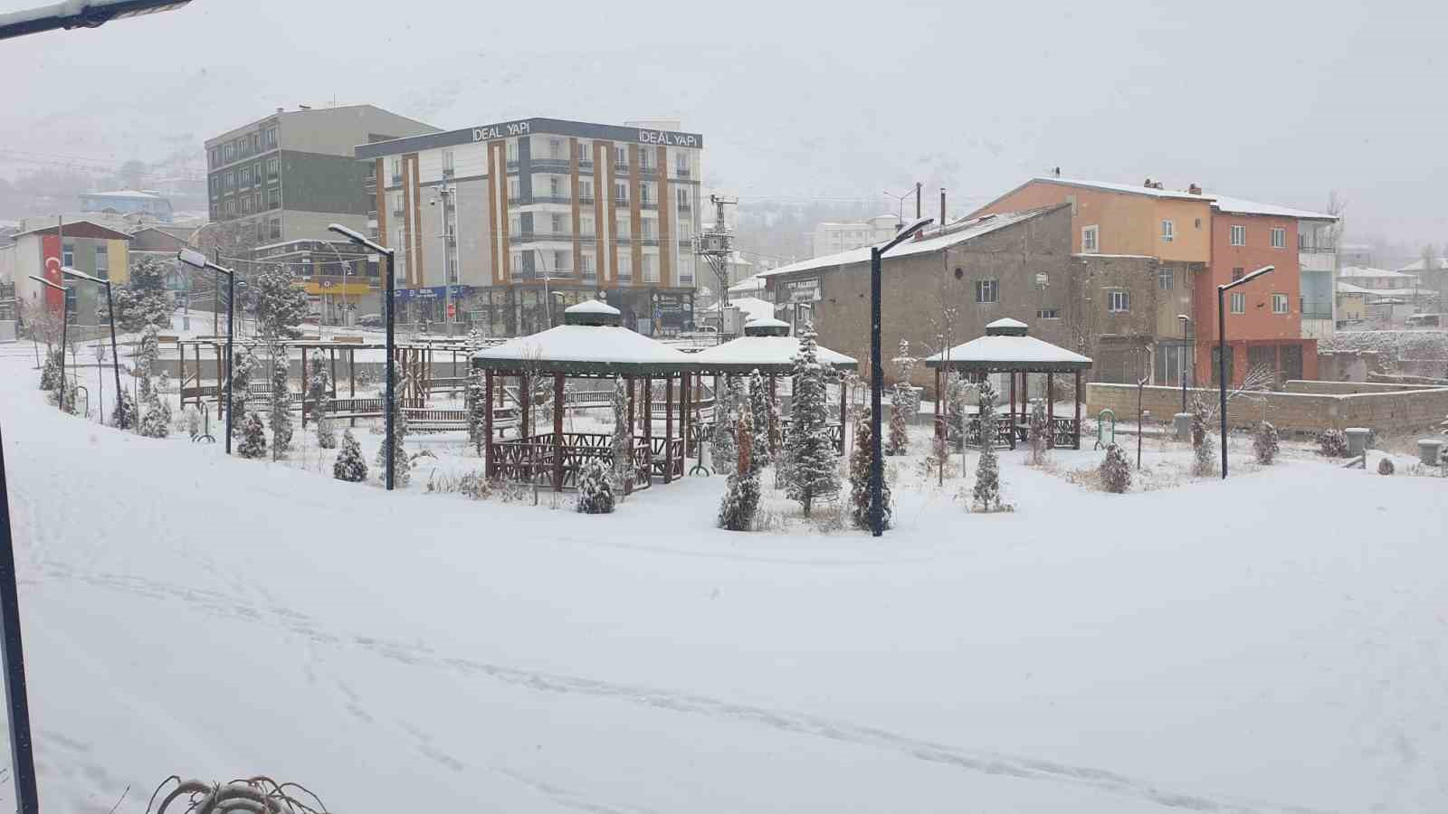 Başkale’de kar aniden bastırdı, sürücüler zor anlar yaşadı