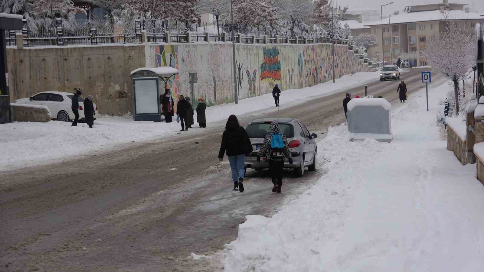 Van’da kar yağışı hayatı olumsuz etkiledi