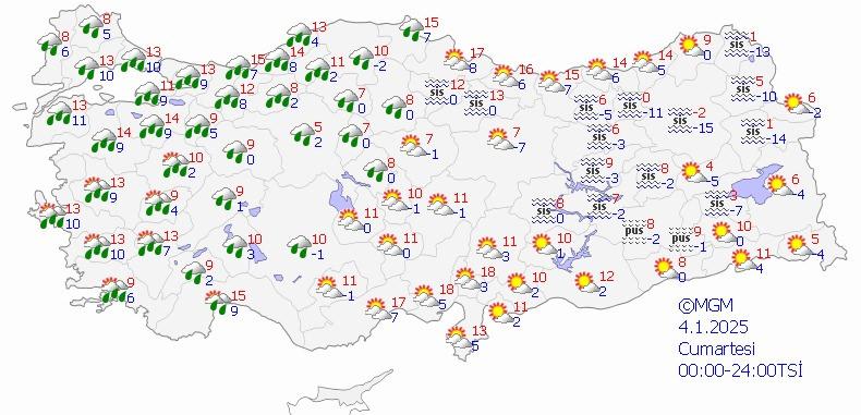 Meteoroloji'den peş peşe uyarı: Dikkatli ve tedbirli olun!