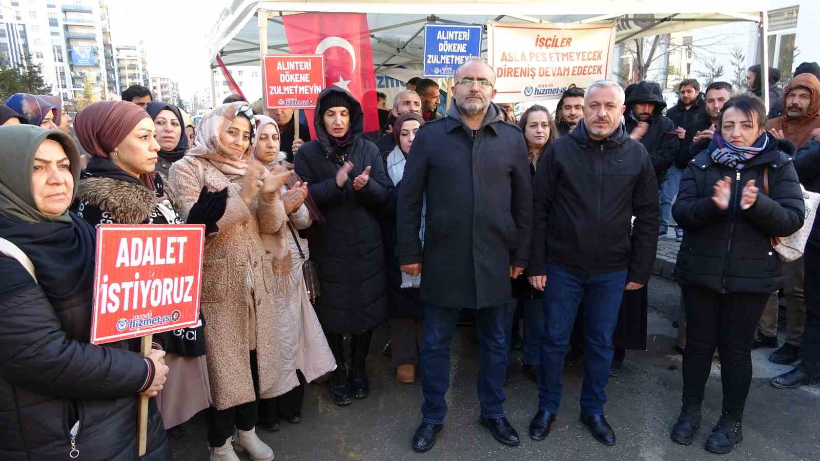 Dondurucu soğukta 290 günlük adalet nöbeti