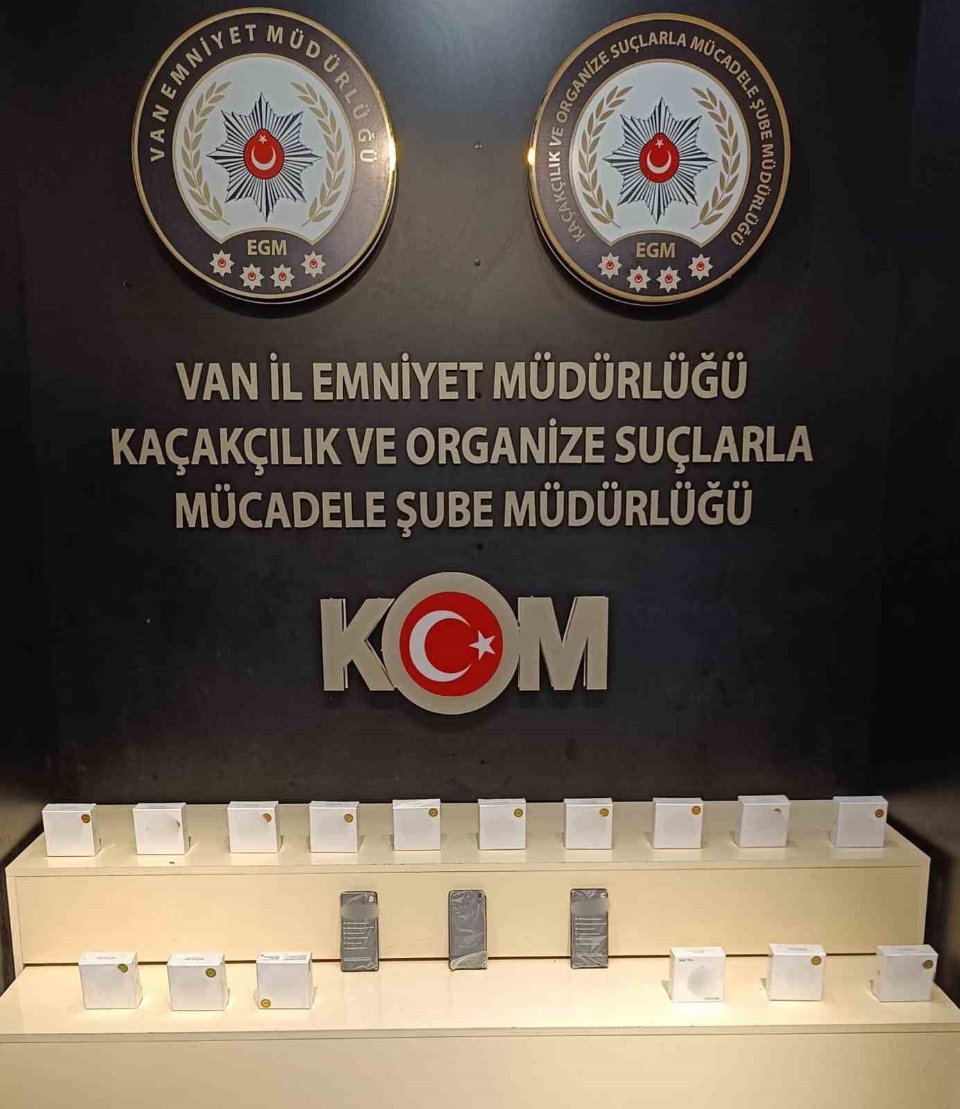 Van’da gümrük kaçakçılığı operasyonu