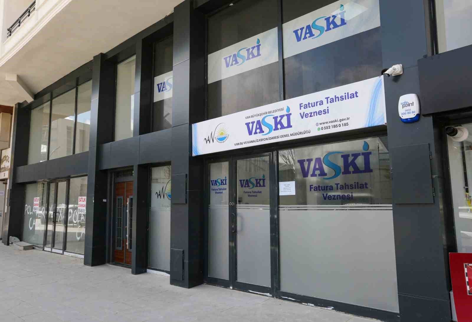 VASKİ’den yeni su tahsilat veznesi