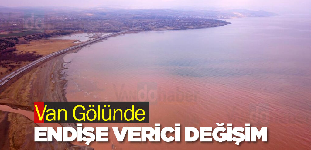 Van Gölünde endişe verici değişim