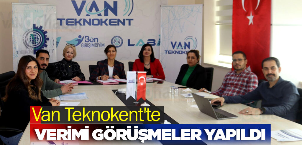 Van Teknokent'te verimli görüşmeler yapıldı