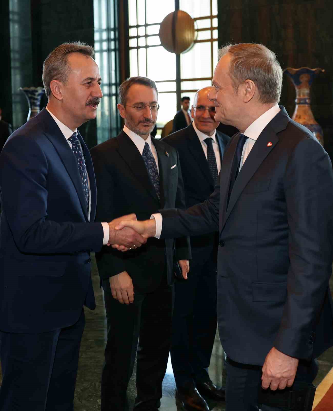 Cumhurbaşkanı Erdoğan, Polonya Başbakanı Tusk ile görüştü