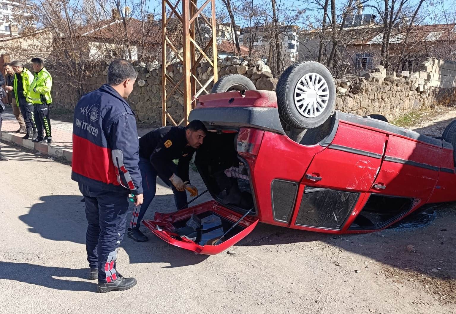 Erciş’te trafik kazası: 1 yaralı