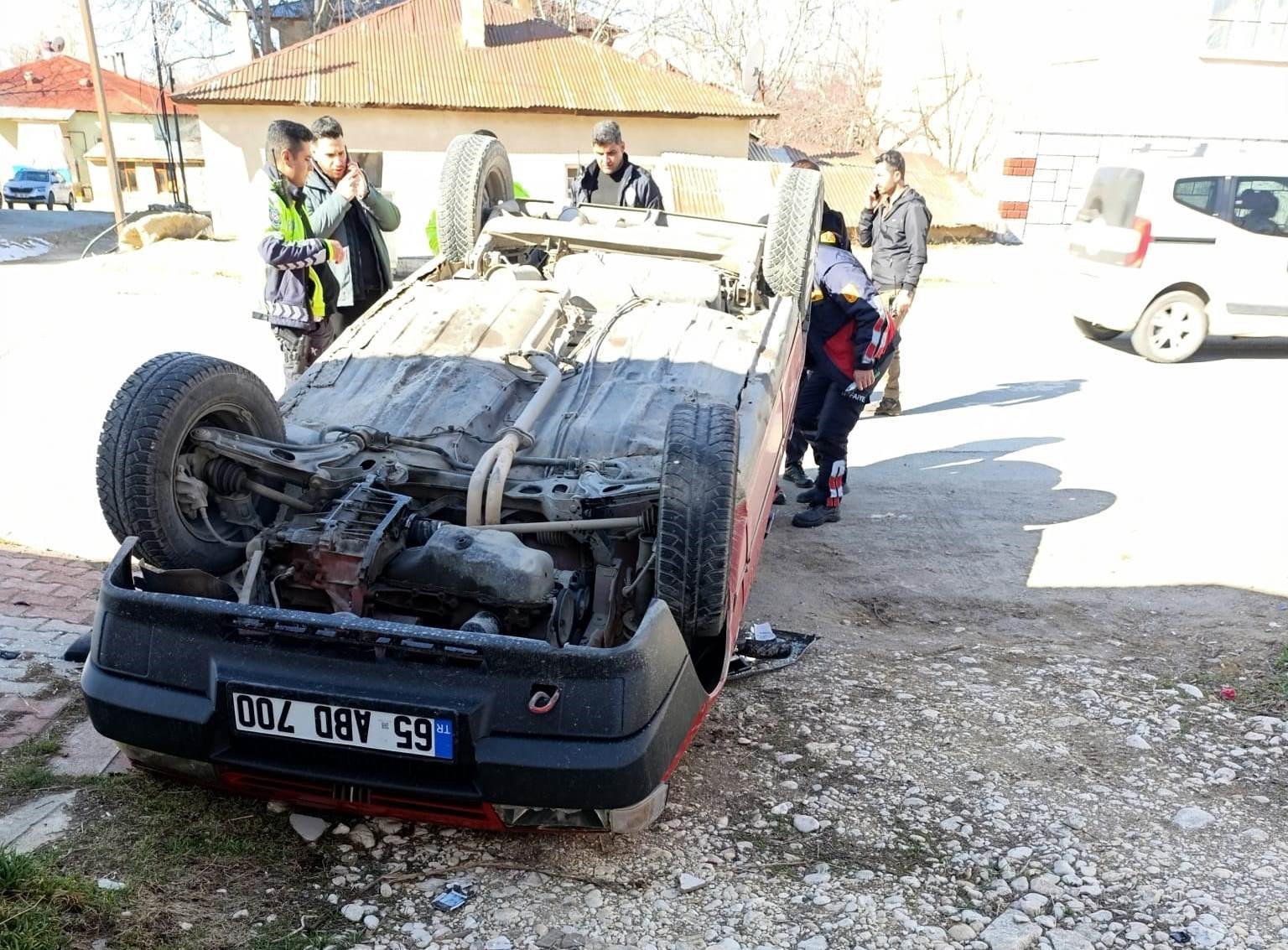 Erciş’te trafik kazası: 1 yaralı